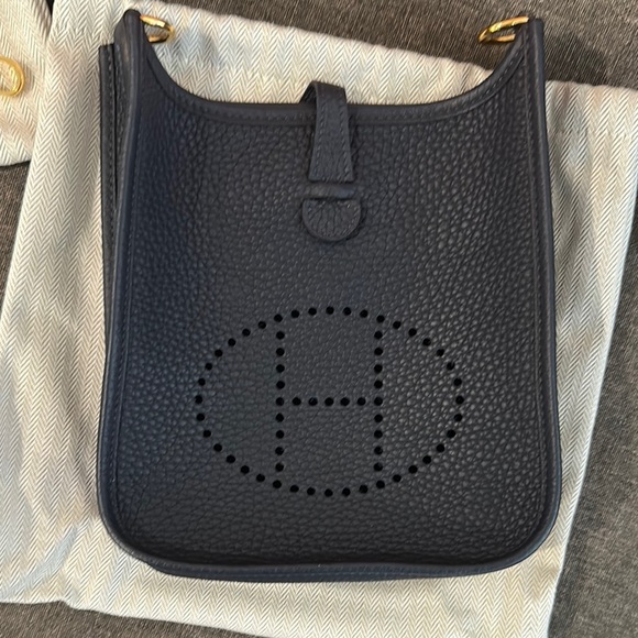 Hermès Evelyne TPM 16 Indigo Blue - Picture 2 of 12